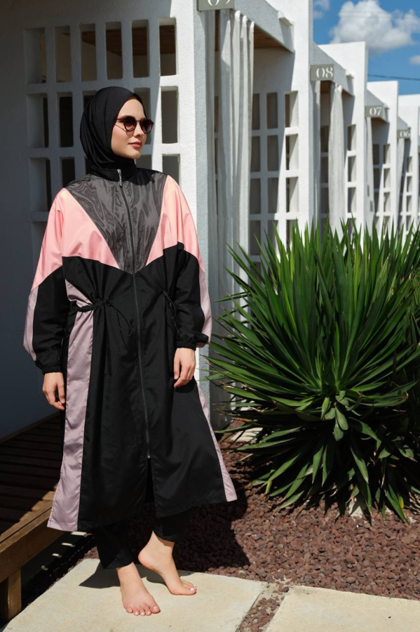 Bukini Mix Oversize Long Noir | CasaZaz