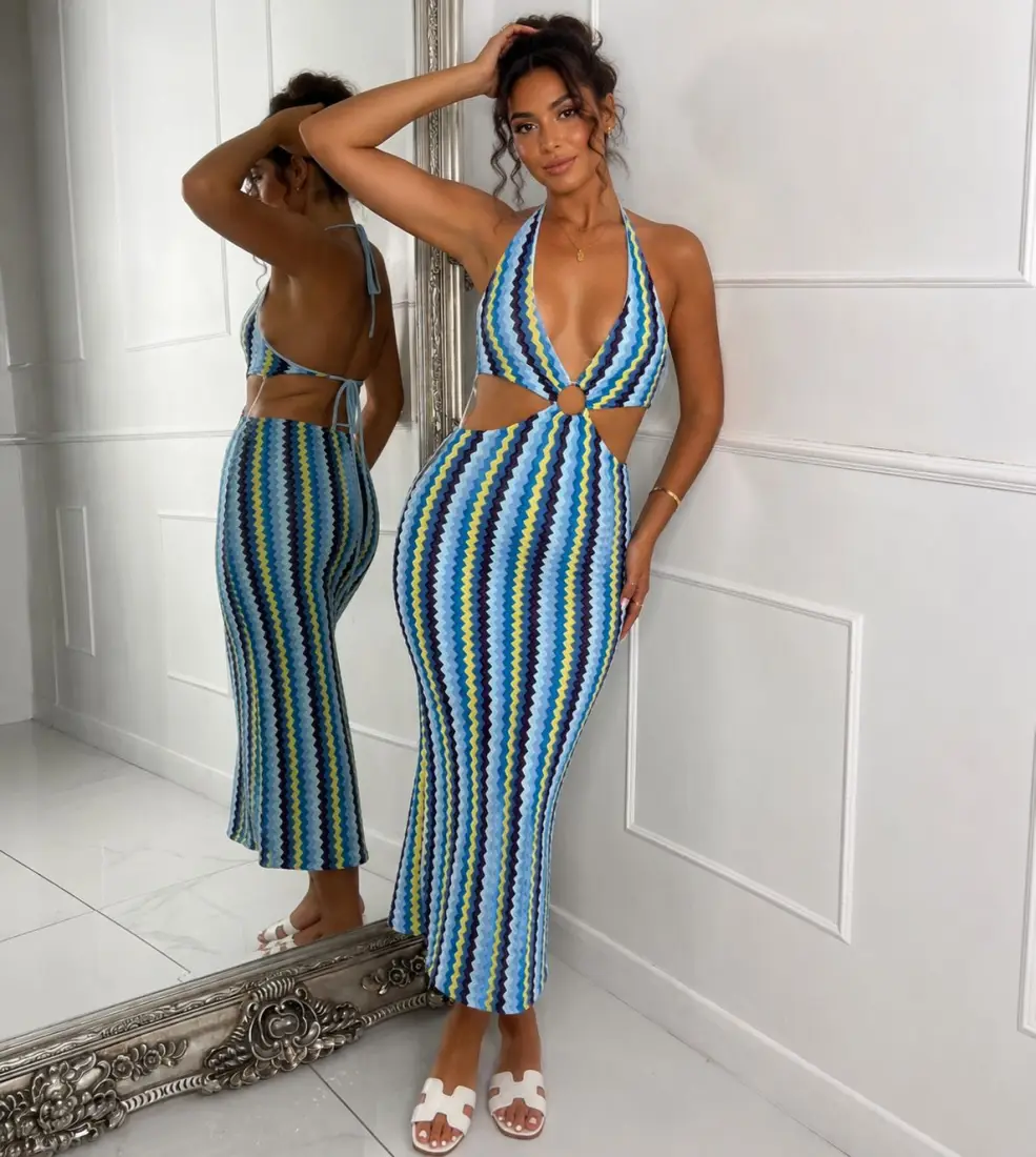 Robe dos-nu | Pink Corner 974