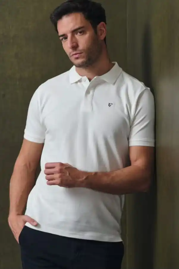 Polo Basica Branca Atelier Crudo La Garrocha  | definne