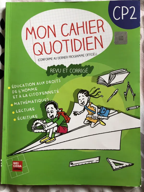 Mon cahier quotidien cp2 | GX-IVOIRE SERVICE 