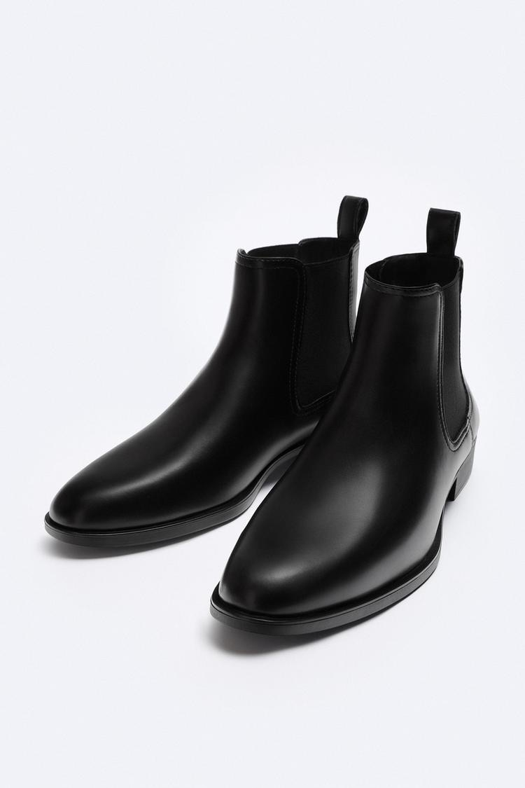 ZARA® Bottes chelsea à bout rapporté | STYLE HUB ™