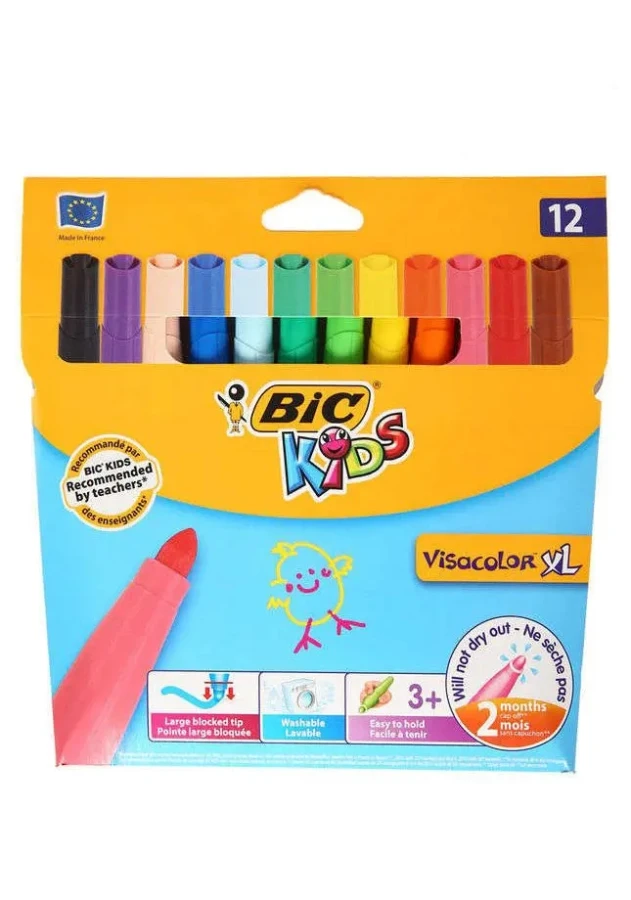 Feutre kids Bic pointe large | GX-IVOIRE SERVICE 