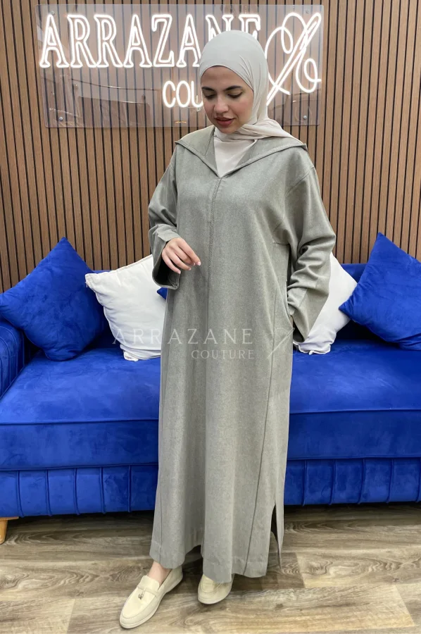 Djellaba Cachemire Grege | CasaZaz