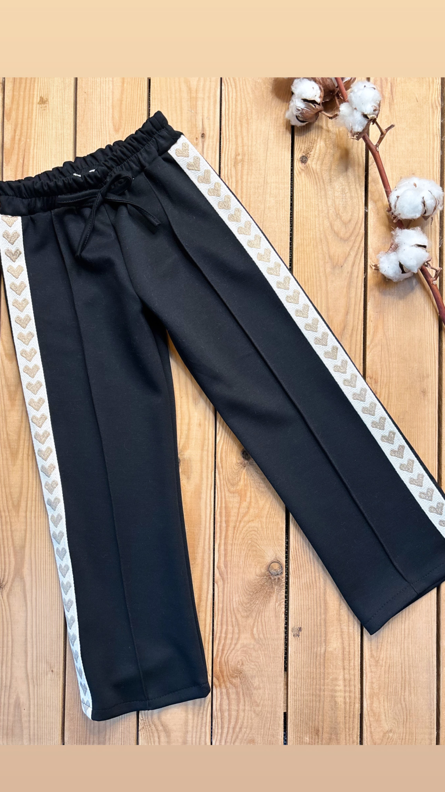 Pantalon coeur noir  | Lena in Love 