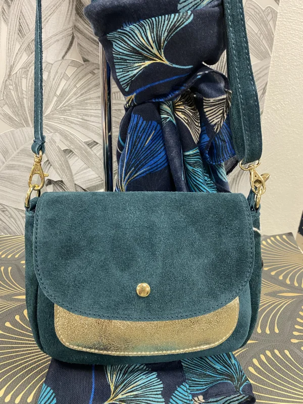 Sac cuir vert sapin  | Jus de coco 