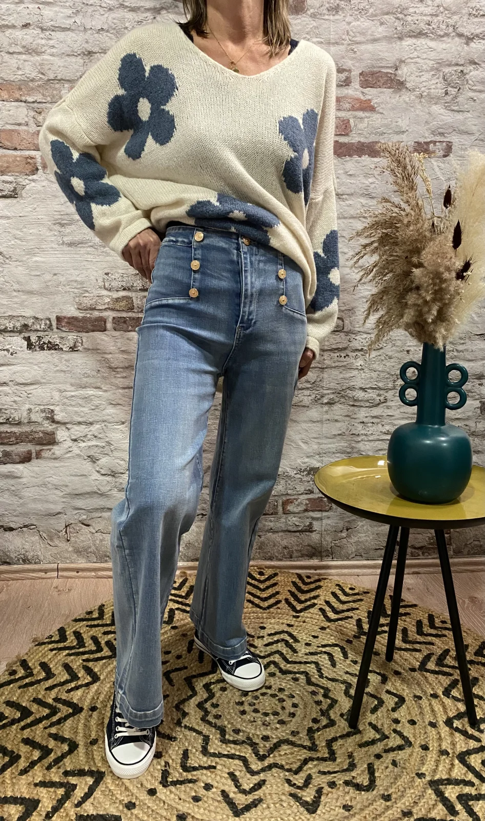 Jeans wide leg | Jus de coco 