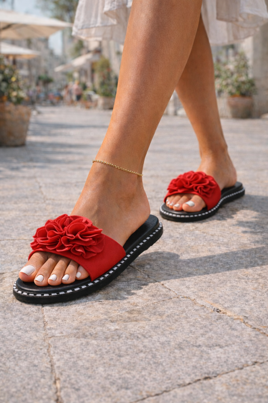 Pantoletten 9867 (6 Farben) fallen etwas kleiner aus! | Lieblings Schuhe 