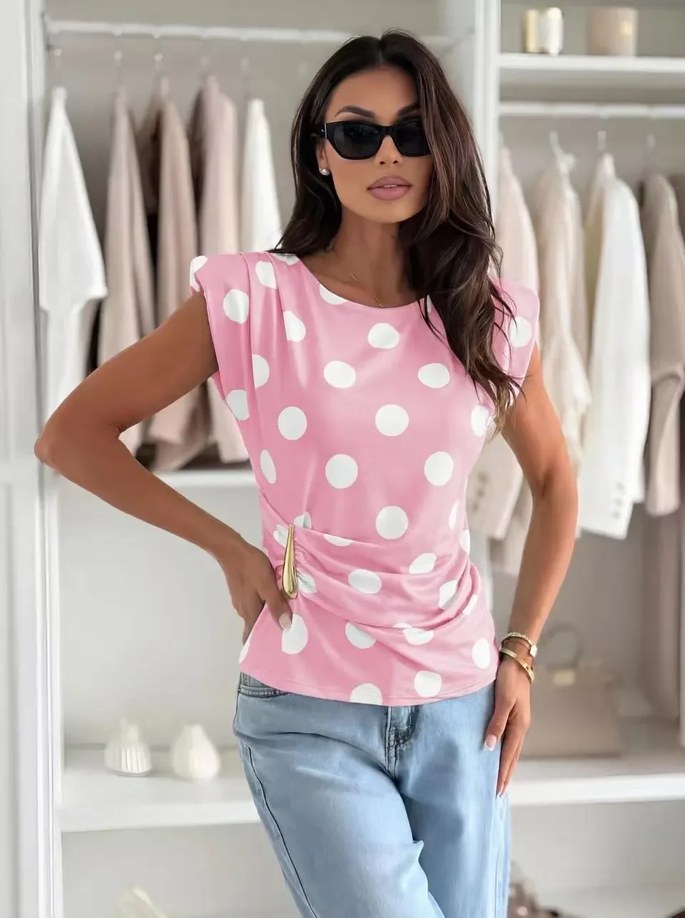 TOP COM BOLINHA | Pickbeauty