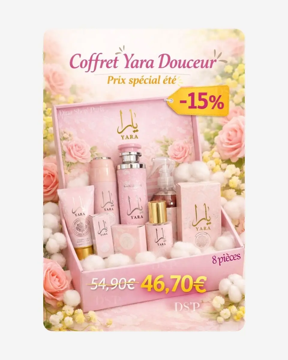 Coffret Douceur Orientale "Univers Yara" - 8 pièces | Dîna Shop'