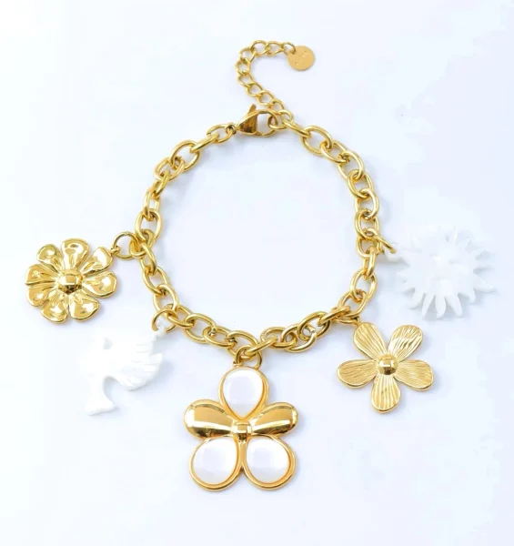 Bracelet Lilia blanc  | Carry shop 