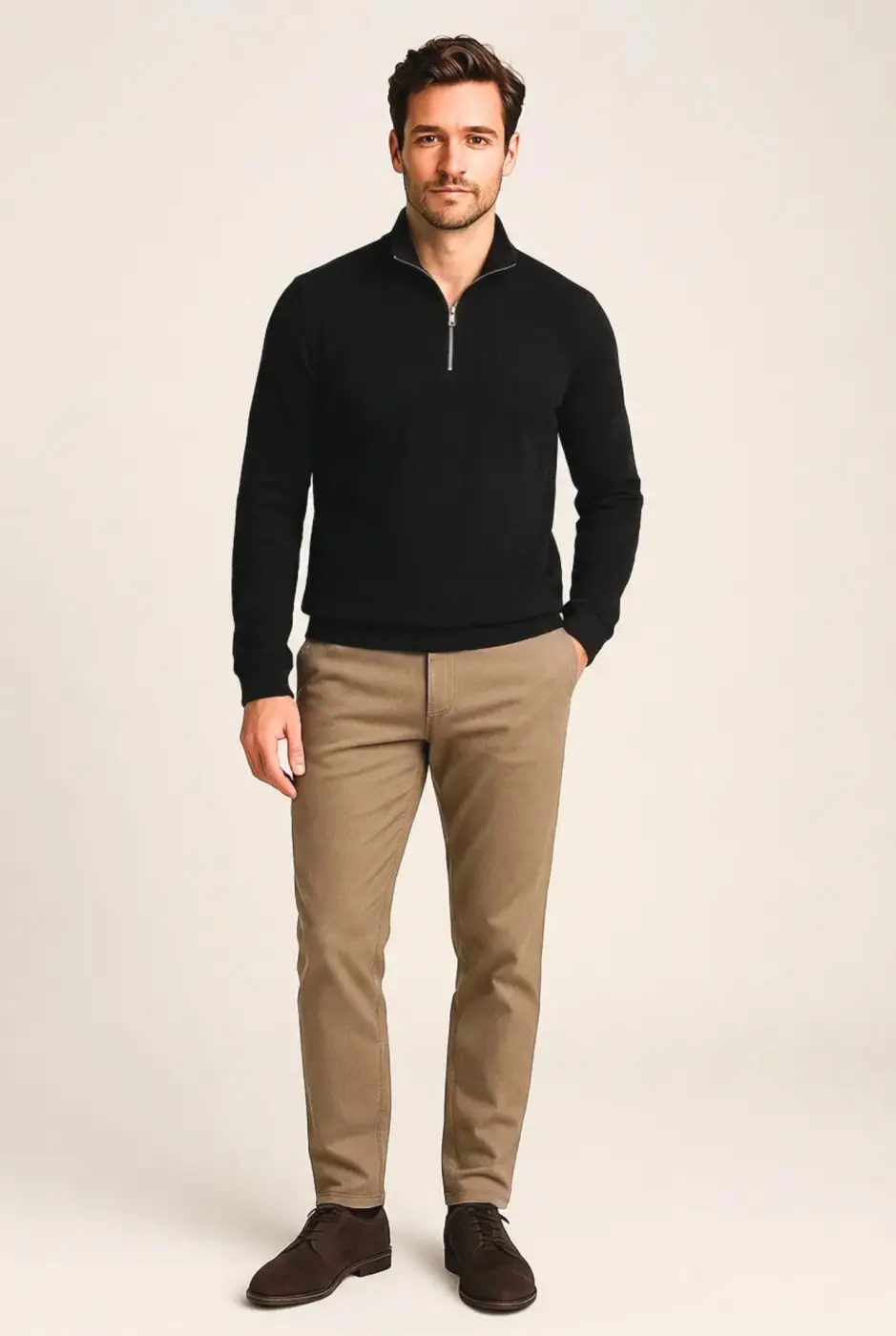 Maglia Uomo con Colletto Mezza Zip | GIMARK