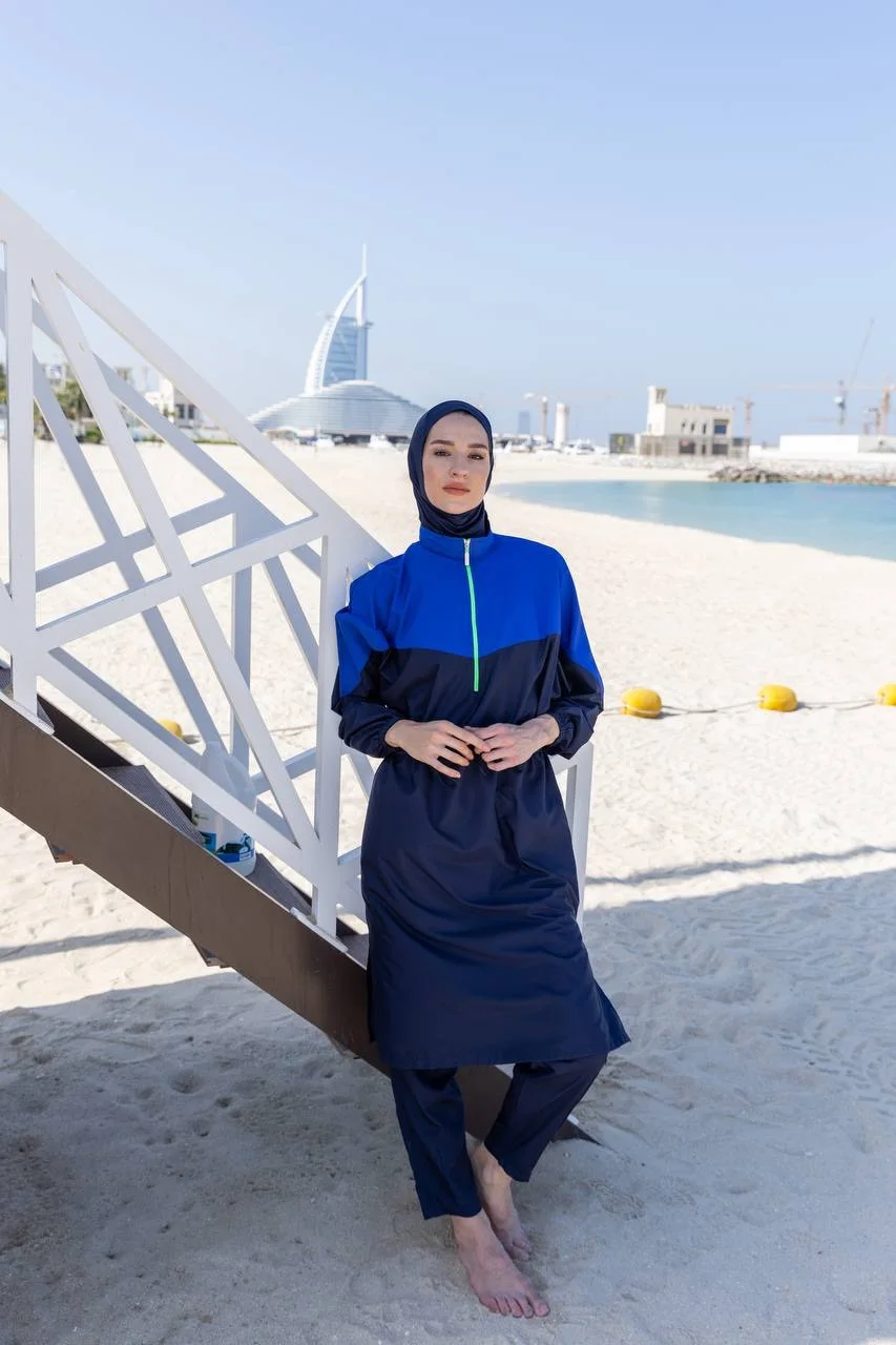 Burkini Vigor Oversize Bleu Marine | CasaZaz