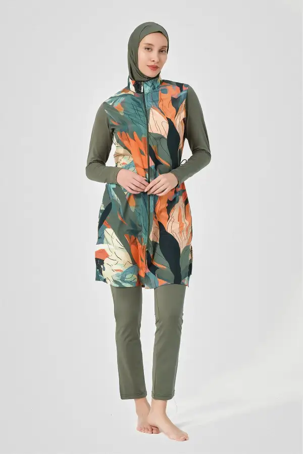 Burkini Longe vert  | CasaZaz