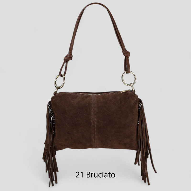 6076 - Borsa in camoscio  | Carvin Bags