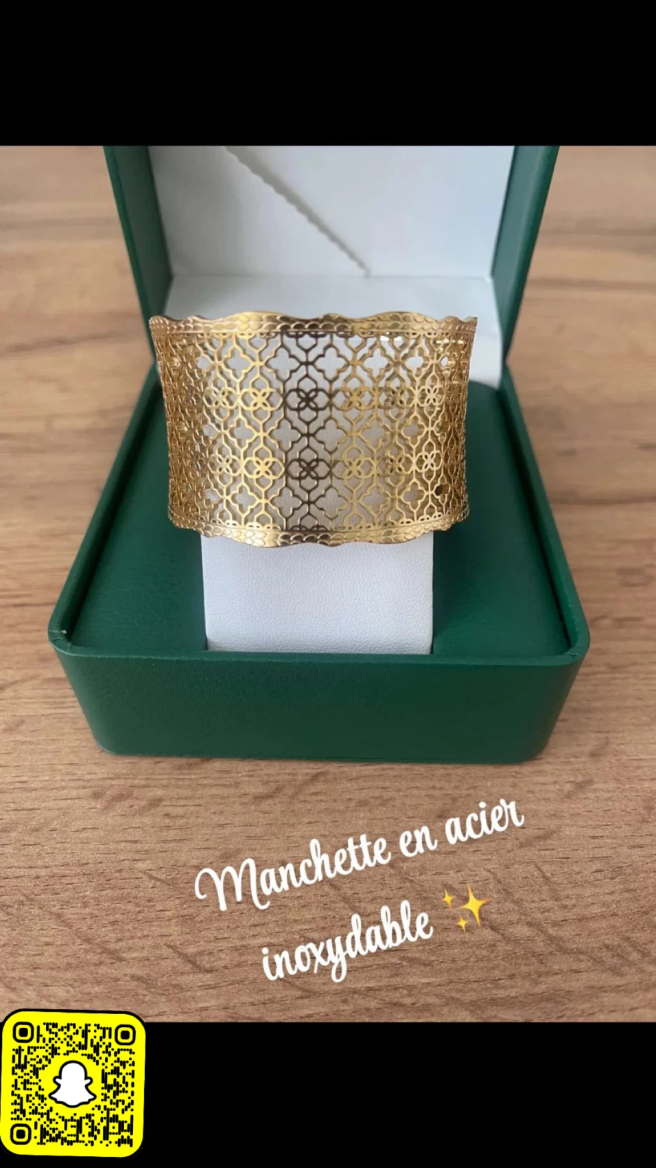 Manchette en acier inoxydable  | Dalyn shop