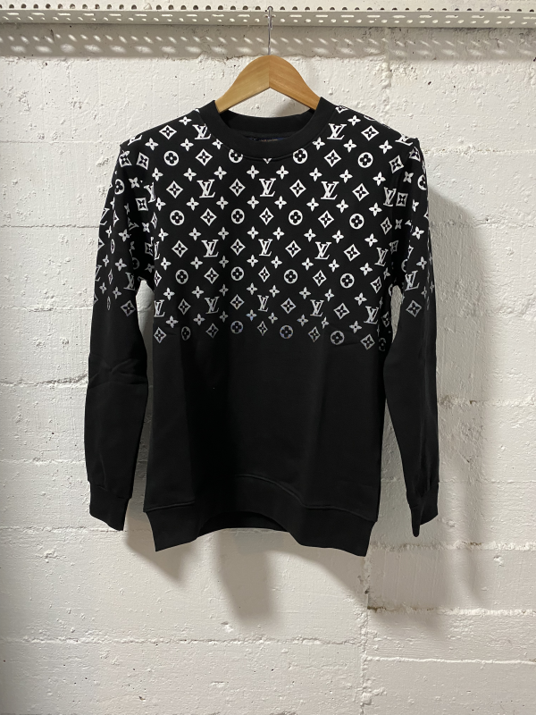 Louis Vuitton Monogram Sweatshirt Black | MASSIMOLUXURYOUTLET