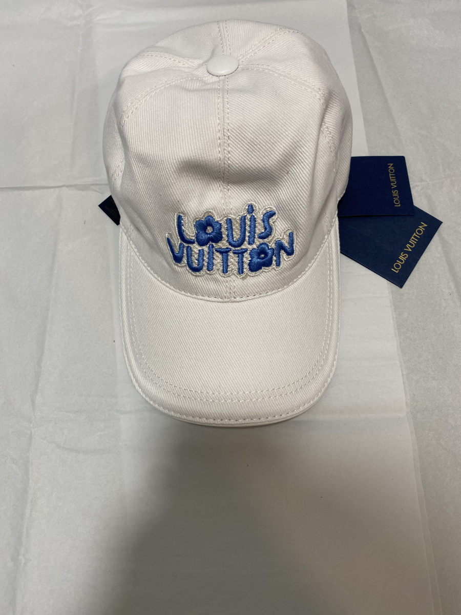 Louis Vuitton Cap White  | MASSIMOLUXURYOUTLET