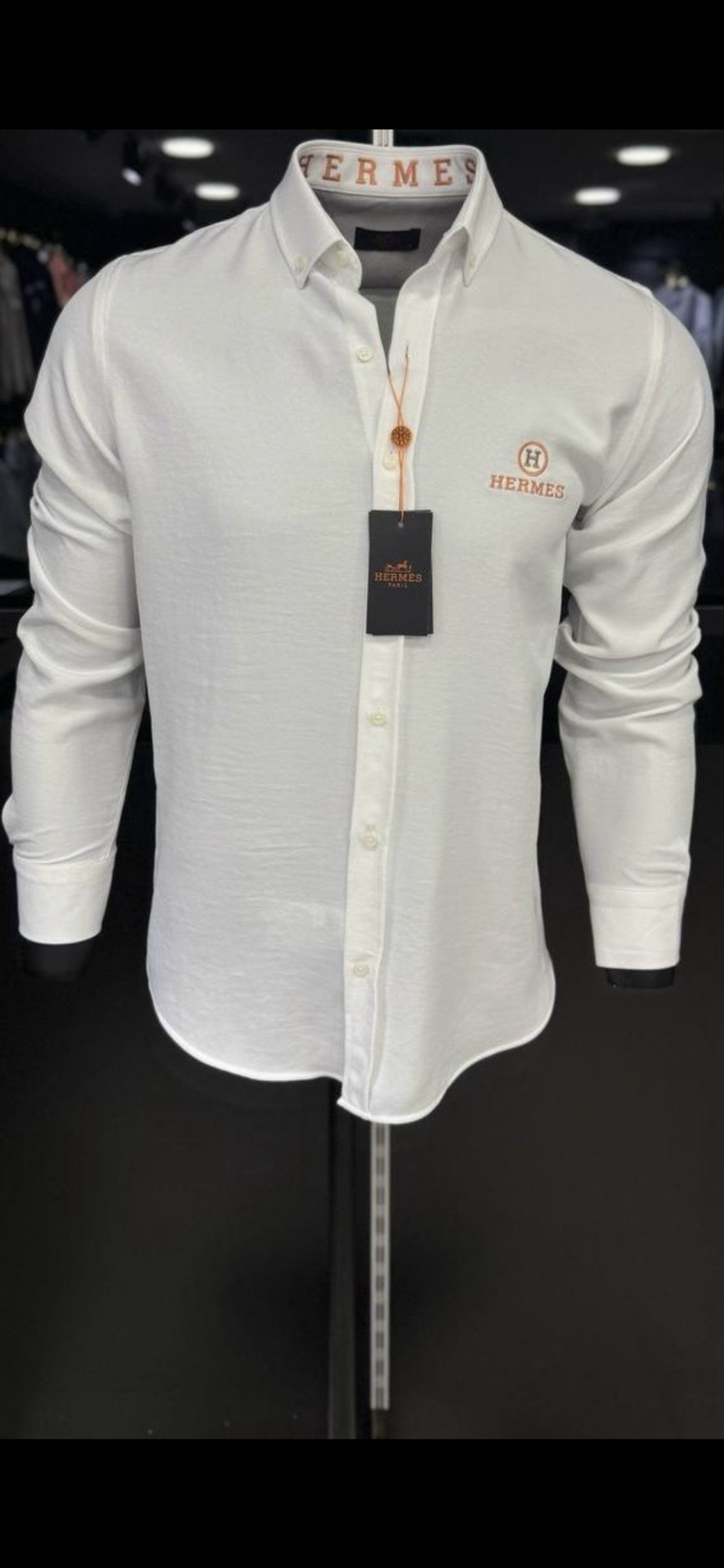 Hermes Paris Shirt White  | MASSIMOLUXURYOUTLET