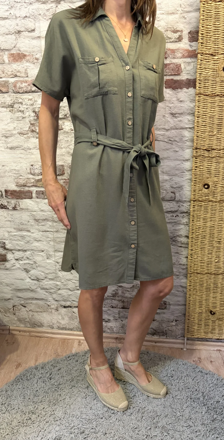 Robe poches lin | Jus de coco 
