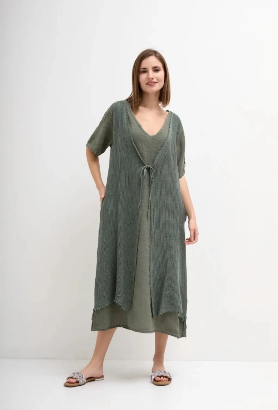 Robe en lin N°888 | Chouettes vêtements