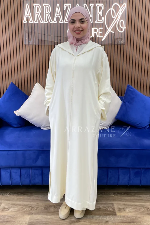 Ensemble Cachemire 2 Piéces Blanc Cassé | CasaZaz