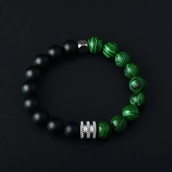 MALACHITE bracelet double protection 10MM | KingStone2.0