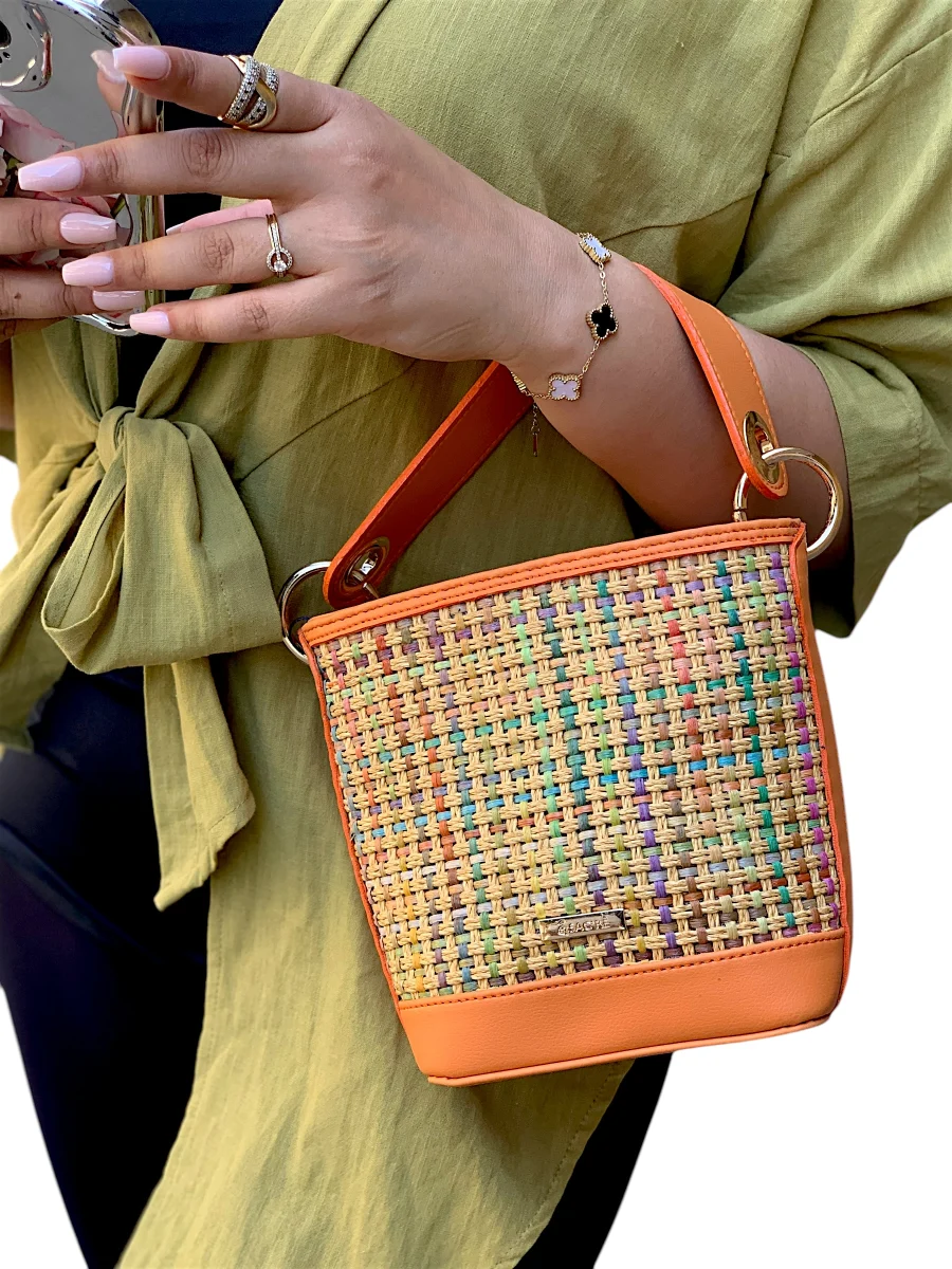 Lamar Tresse Beige Orange | Sac'ré