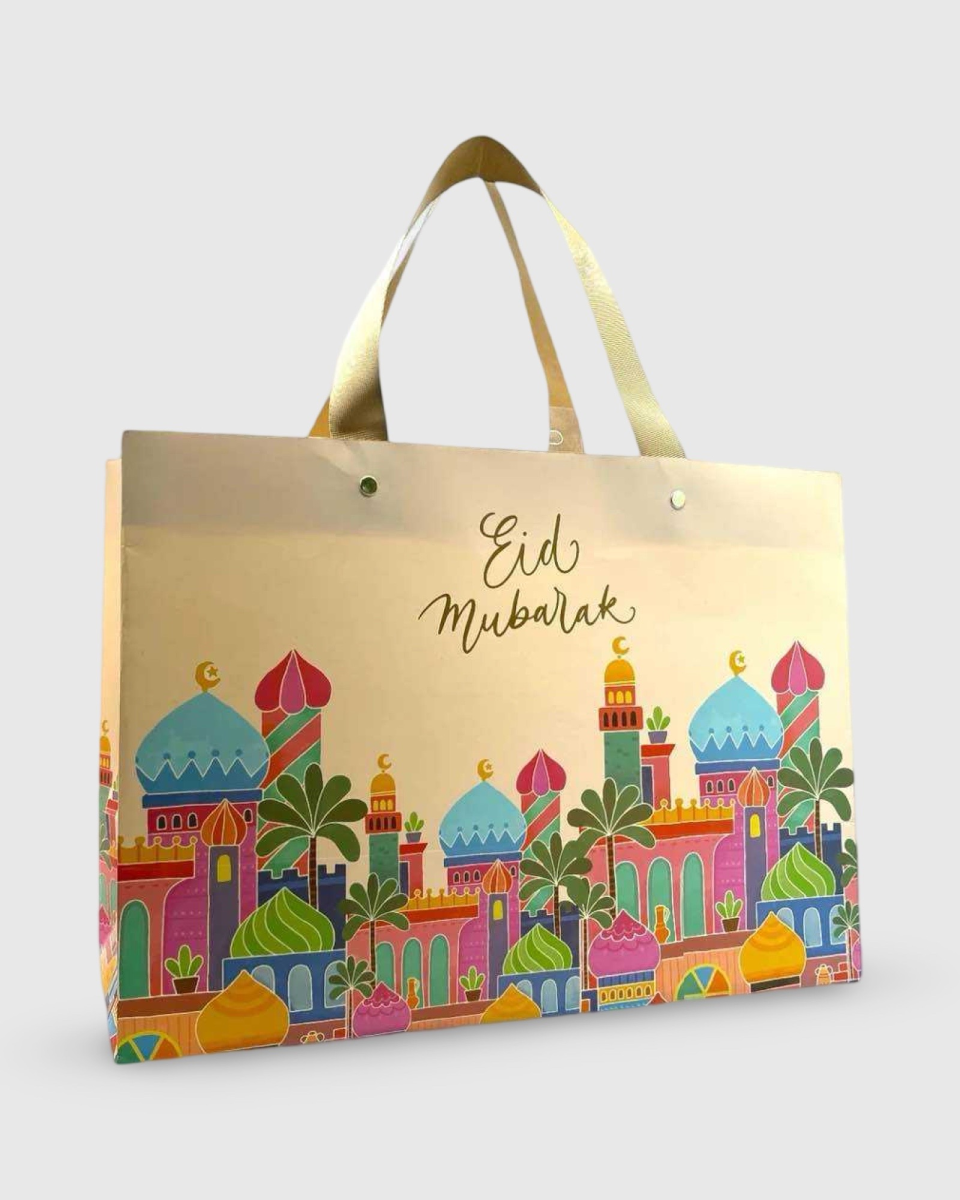 SAC EID FORMAT - VILLE COLORÉE (35x25x15cm) | AMCOSMETIK