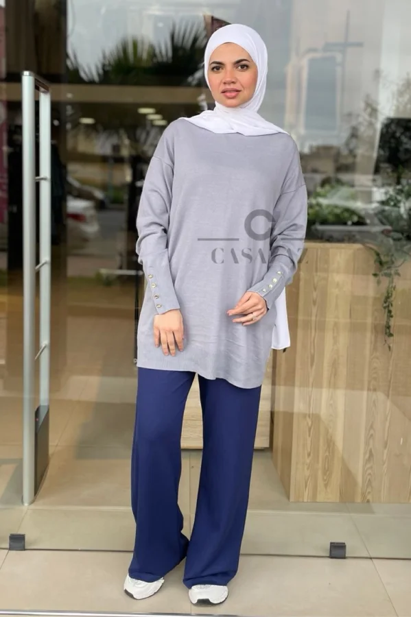 Pull Bouttons Manches | CasaZaz