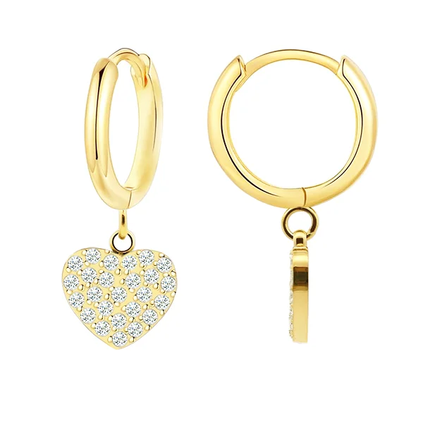 Orecchini Zircon Heart | Aphilia Gioielli
