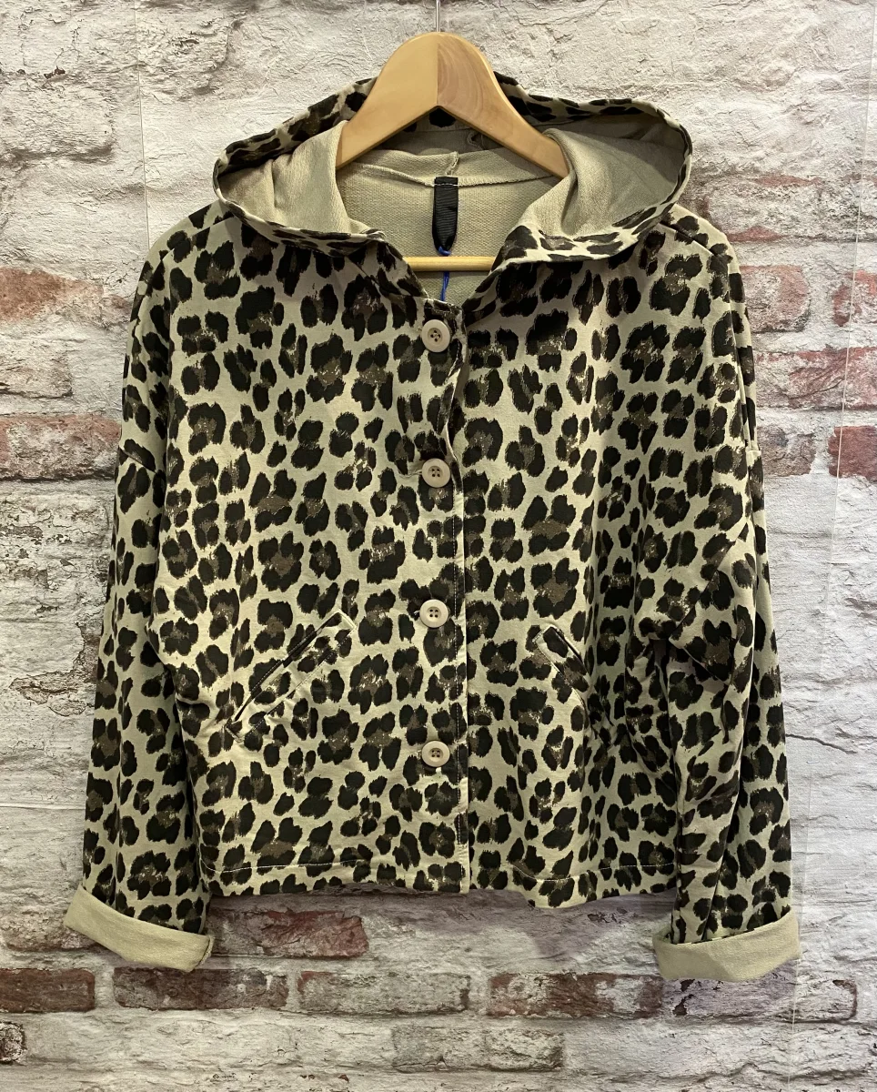 Veste capuche léopard | Jus de coco 