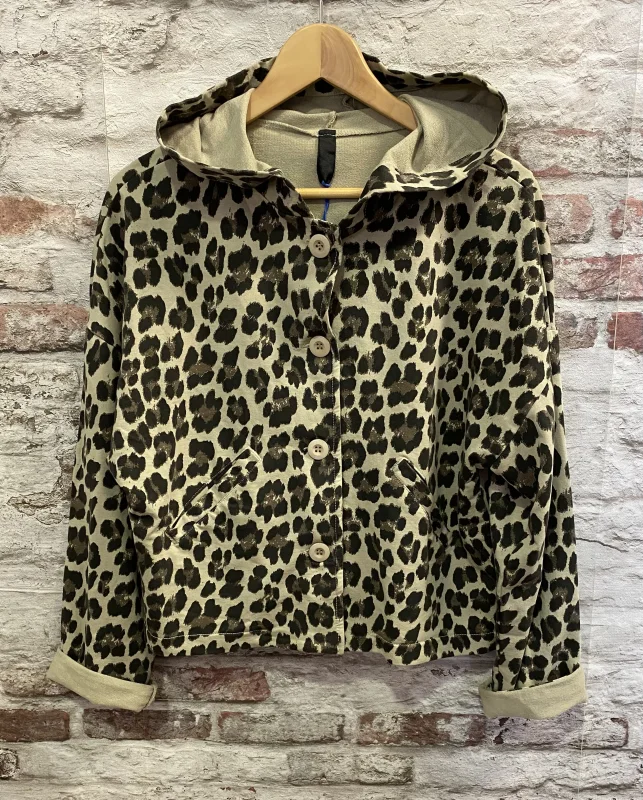 Veste capuche léopard | Jus de coco 