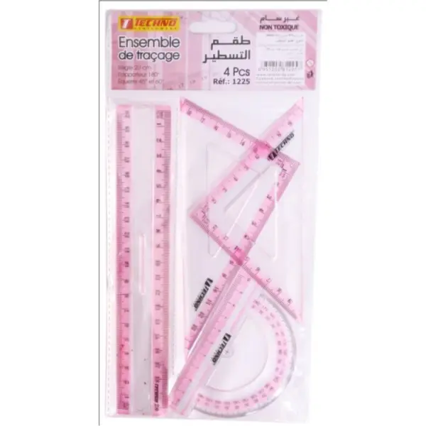Ensemble géométrique 4 pieces 20cm | GX-IVOIRE SERVICE 