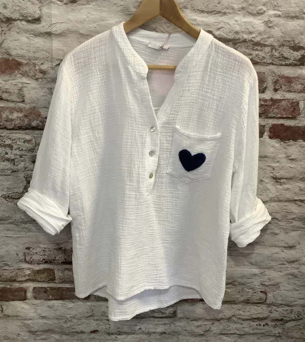 Chemise coeur | Jus de coco 