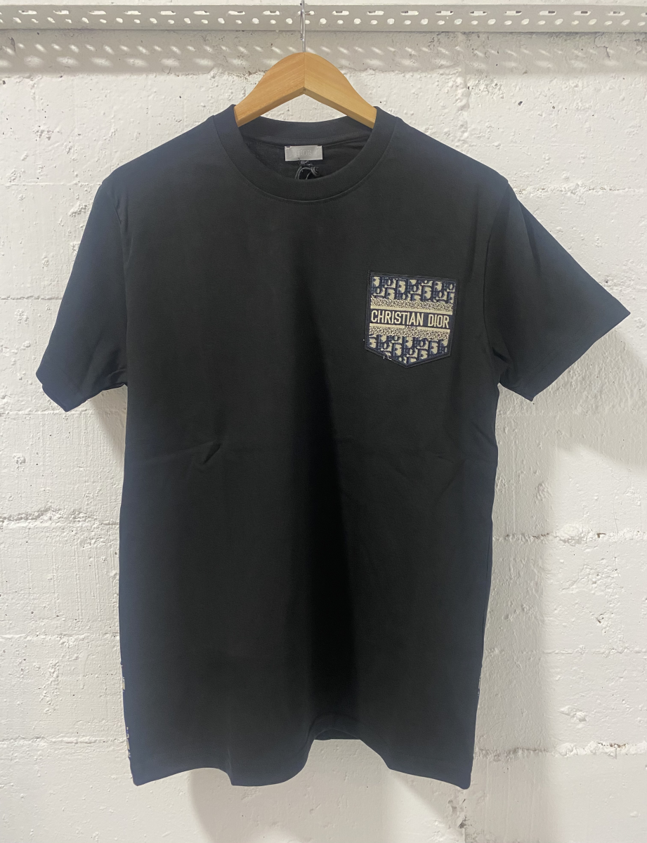 Christian Dior T-Shirt Black  | MASSIMOLUXURYOUTLET