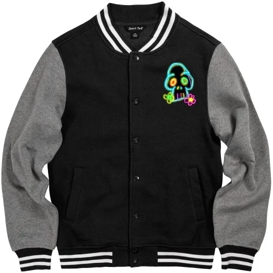 💠NFT NEON SKULL 1💠 VARSITY JACKET | 💠 ℕ𝔽𝕋 𝕄𝕖𝕣𝕔𝕙 💠