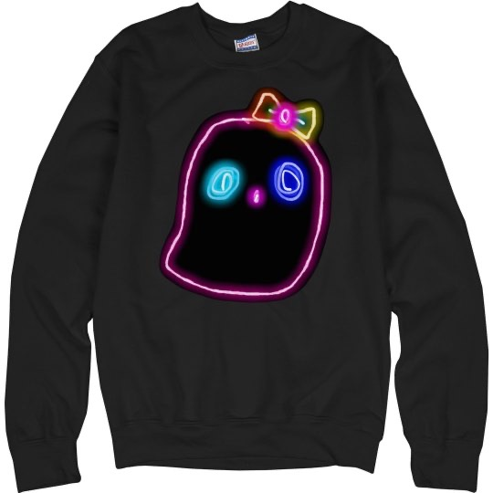 💠NFT NEON BLOOP 3💠 HANES CREWNECK SWEATSHIRT | 💠 ℕ𝔽𝕋 𝕄𝕖𝕣𝕔𝕙 💠🎃