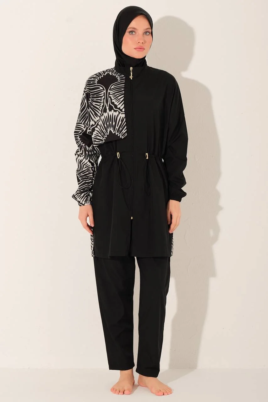 Burkini Zarif Mix Noir | CasaZaz