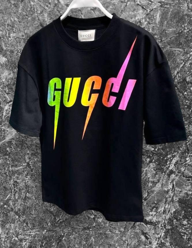 Gucci T-Shirt Blade Multicolor Black | MASSIMOLUXURYOUTLET