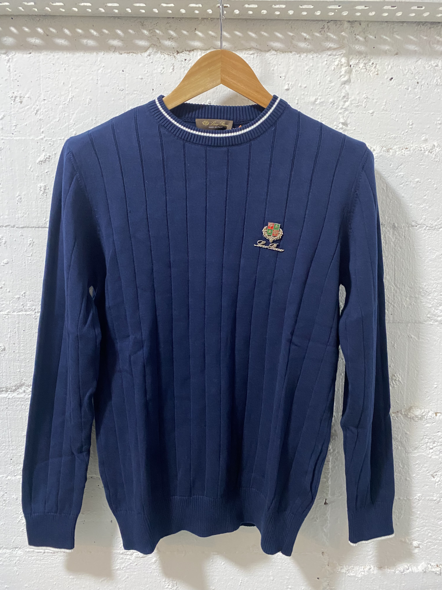 Loro Piano Sweater Blue  | MASSIMOLUXURYOUTLET