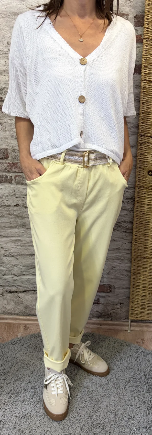 Pantalon ceinture  | Jus de coco 