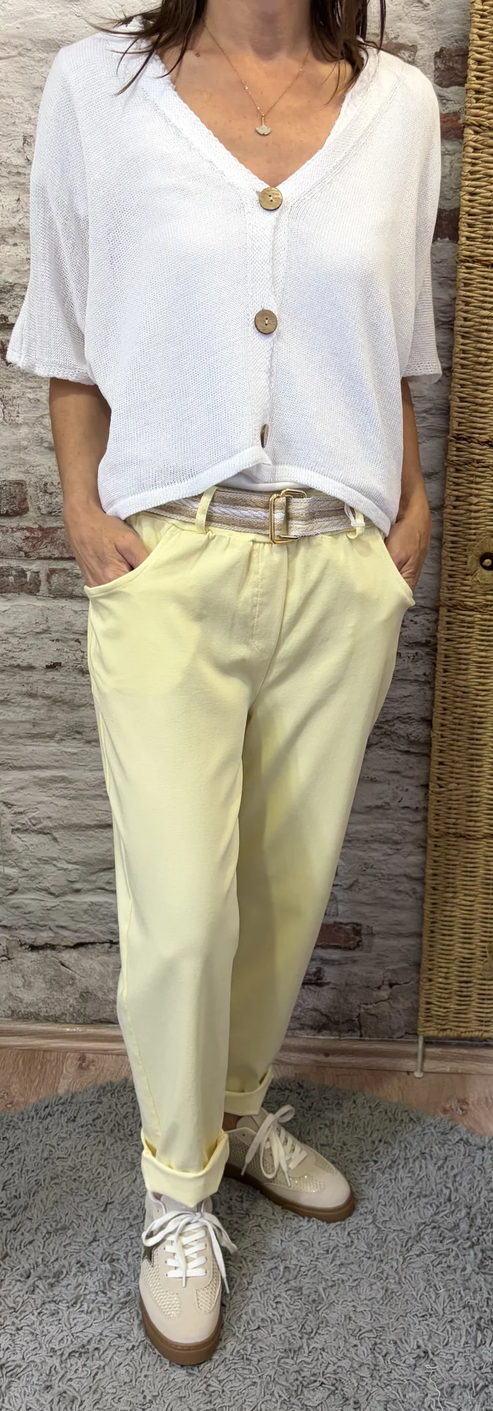 Pantalon ceinture  | Jus de coco 