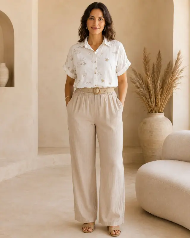 Conjunto Mulher c/ cinto | Bloom