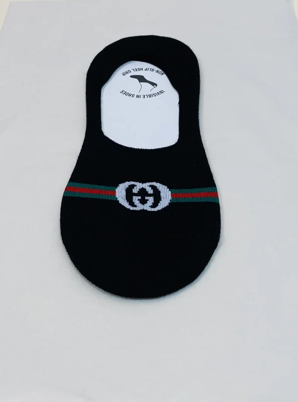 Gucci Firenze Invisible Socks Black | MASSIMOLUXURYOUTLET