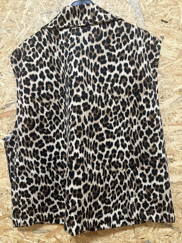 Gilet sans manches léopard | LA RONDE DES MODES