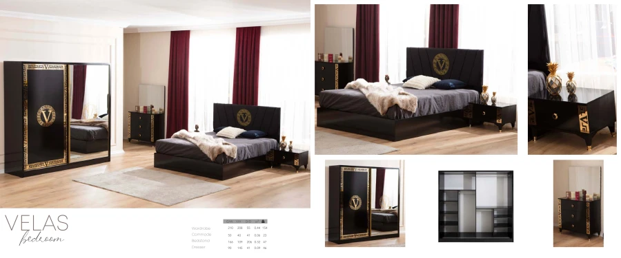 Chambre à coucher VELAS | MULTI-AFFAIRES