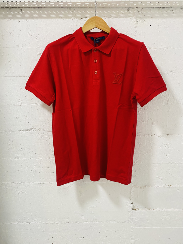 Louis Vuitton Polo Shirt Red  | MASSIMOLUXURYOUTLET