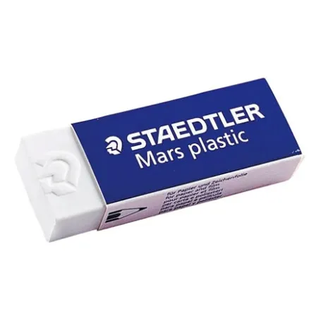 Gomme Mars Plastic blanc  | GX-IVOIRE SERVICE 