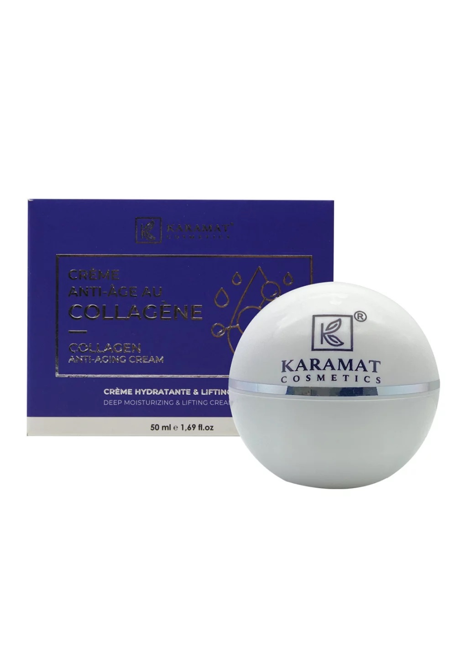 CRÈME ANTI-ÂGE AU COLLAGÈNE 50 ML (Crème hydratante & lifting SPF20 + ) | AMCOSMETIK