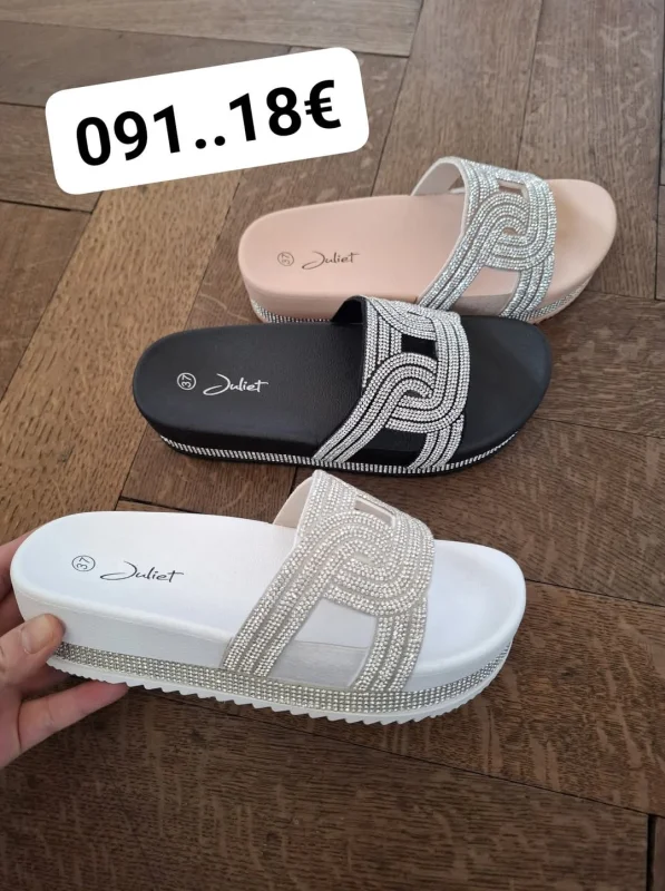 Pantoletten 091(3 Farben) fallen kleiner aus  | Lieblings Schuhe 